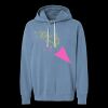 Unisex Garment-Dyed Lightweight Fleece Hooded Sweatshirt Thumbnail