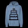 Unisex Garment-Dyed Lightweight Fleece Hooded Sweatshirt Thumbnail