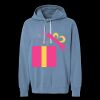 Unisex Garment-Dyed Lightweight Fleece Hooded Sweatshirt Thumbnail