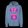Unisex Garment-Dyed Lightweight Fleece Hooded Sweatshirt Thumbnail