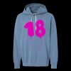Unisex Garment-Dyed Lightweight Fleece Hooded Sweatshirt Thumbnail