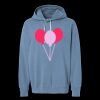 Unisex Garment-Dyed Lightweight Fleece Hooded Sweatshirt Thumbnail