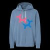 Unisex Garment-Dyed Lightweight Fleece Hooded Sweatshirt Thumbnail