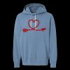 Unisex Garment-Dyed Lightweight Fleece Hooded Sweatshirt Thumbnail
