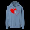 Unisex Garment-Dyed Lightweight Fleece Hooded Sweatshirt Thumbnail