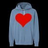 Unisex Garment-Dyed Lightweight Fleece Hooded Sweatshirt Thumbnail