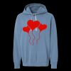 Unisex Garment-Dyed Lightweight Fleece Hooded Sweatshirt Thumbnail