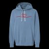Unisex Garment-Dyed Lightweight Fleece Hooded Sweatshirt Thumbnail