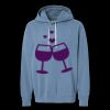 Unisex Garment-Dyed Lightweight Fleece Hooded Sweatshirt Thumbnail