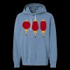 Unisex Garment-Dyed Lightweight Fleece Hooded Sweatshirt Thumbnail