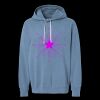 Unisex Garment-Dyed Lightweight Fleece Hooded Sweatshirt Thumbnail