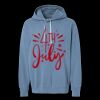 Unisex Garment-Dyed Lightweight Fleece Hooded Sweatshirt Thumbnail