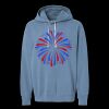 Unisex Garment-Dyed Lightweight Fleece Hooded Sweatshirt Thumbnail