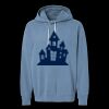 Unisex Garment-Dyed Lightweight Fleece Hooded Sweatshirt Thumbnail