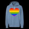 Unisex Garment-Dyed Lightweight Fleece Hooded Sweatshirt Thumbnail