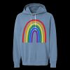 Unisex Garment-Dyed Lightweight Fleece Hooded Sweatshirt Thumbnail