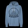 Unisex Garment-Dyed Lightweight Fleece Hooded Sweatshirt Thumbnail