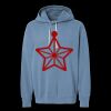 Unisex Garment-Dyed Lightweight Fleece Hooded Sweatshirt Thumbnail