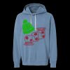 Unisex Garment-Dyed Lightweight Fleece Hooded Sweatshirt Thumbnail