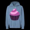 Unisex Garment-Dyed Lightweight Fleece Hooded Sweatshirt Thumbnail