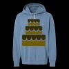 Unisex Garment-Dyed Lightweight Fleece Hooded Sweatshirt Thumbnail