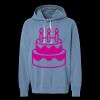 Unisex Garment-Dyed Lightweight Fleece Hooded Sweatshirt Thumbnail