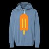 Unisex Garment-Dyed Lightweight Fleece Hooded Sweatshirt Thumbnail
