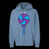 Unisex Garment-Dyed Lightweight Fleece Hooded Sweatshirt Thumbnail