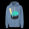 Unisex Garment-Dyed Lightweight Fleece Hooded Sweatshirt Thumbnail