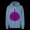 Unisex Garment-Dyed Lightweight Fleece Hooded Sweatshirt Thumbnail