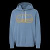 Unisex Garment-Dyed Lightweight Fleece Hooded Sweatshirt Thumbnail