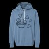 Unisex Garment-Dyed Lightweight Fleece Hooded Sweatshirt Thumbnail