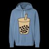 Unisex Garment-Dyed Lightweight Fleece Hooded Sweatshirt Thumbnail