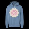 Unisex Garment-Dyed Lightweight Fleece Hooded Sweatshirt Thumbnail