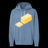 Unisex Garment-Dyed Lightweight Fleece Hooded Sweatshirt Thumbnail
