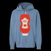 Unisex Garment-Dyed Lightweight Fleece Hooded Sweatshirt Thumbnail