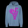 Unisex Garment-Dyed Lightweight Fleece Hooded Sweatshirt Thumbnail