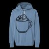 Unisex Garment-Dyed Lightweight Fleece Hooded Sweatshirt Thumbnail