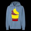 Unisex Garment-Dyed Lightweight Fleece Hooded Sweatshirt Thumbnail