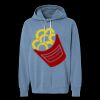 Unisex Garment-Dyed Lightweight Fleece Hooded Sweatshirt Thumbnail