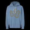Unisex Garment-Dyed Lightweight Fleece Hooded Sweatshirt Thumbnail
