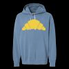 Unisex Garment-Dyed Lightweight Fleece Hooded Sweatshirt Thumbnail
