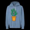 Unisex Garment-Dyed Lightweight Fleece Hooded Sweatshirt Thumbnail