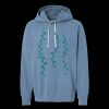 Unisex Garment-Dyed Lightweight Fleece Hooded Sweatshirt Thumbnail