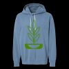 Unisex Garment-Dyed Lightweight Fleece Hooded Sweatshirt Thumbnail