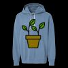 Unisex Garment-Dyed Lightweight Fleece Hooded Sweatshirt Thumbnail