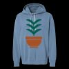 Unisex Garment-Dyed Lightweight Fleece Hooded Sweatshirt Thumbnail