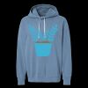 Unisex Garment-Dyed Lightweight Fleece Hooded Sweatshirt Thumbnail