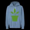 Unisex Garment-Dyed Lightweight Fleece Hooded Sweatshirt Thumbnail