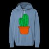 Unisex Garment-Dyed Lightweight Fleece Hooded Sweatshirt Thumbnail